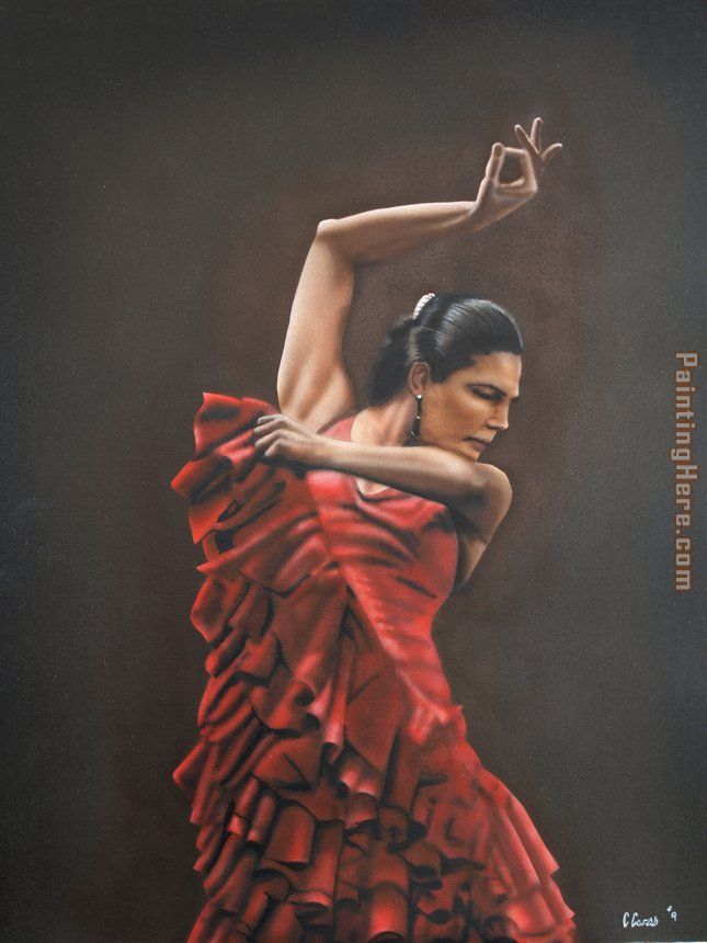 Flamenco Dancer 3 painting - Flamenco Dancer Flamenco Dancer 3 art painting